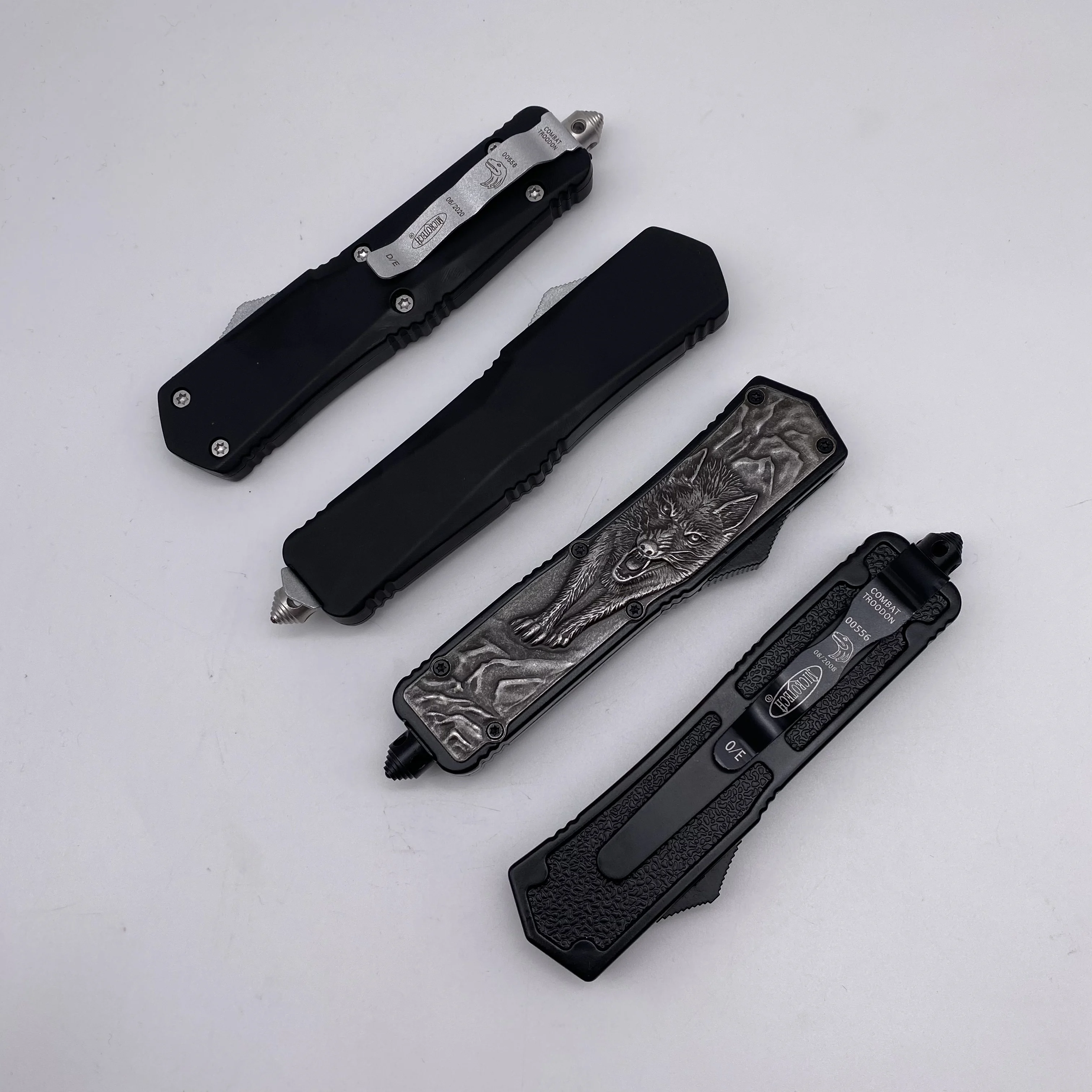 Автоматический складной карманный нож MicroTech Frontal Knife.