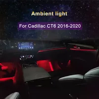 Car ambient light For Cadillac CT6 Interior Door Handle Decorative lighting 64-color Atmosphere lamp