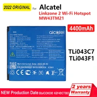 100 original 4400mah tli043c7 tli043f1 battery for alcatel linkzone 2 wi fi hotspot mw43tm21 replacement batteriatraking code
