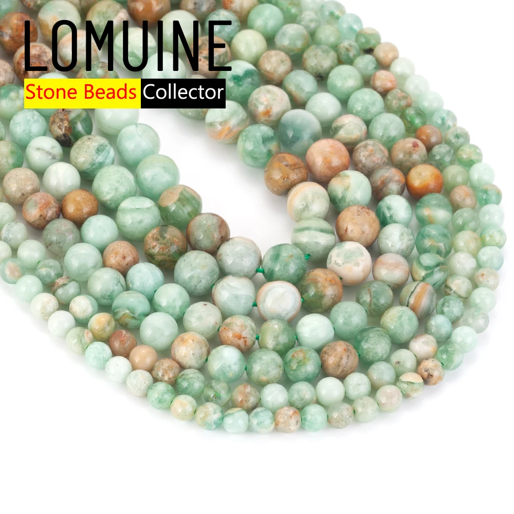 

15 дюймов натуральный зеленый Амазонит, круглые бусины россыпью, аксессуары для браслетов и ожерелий, 6/8/10 мм