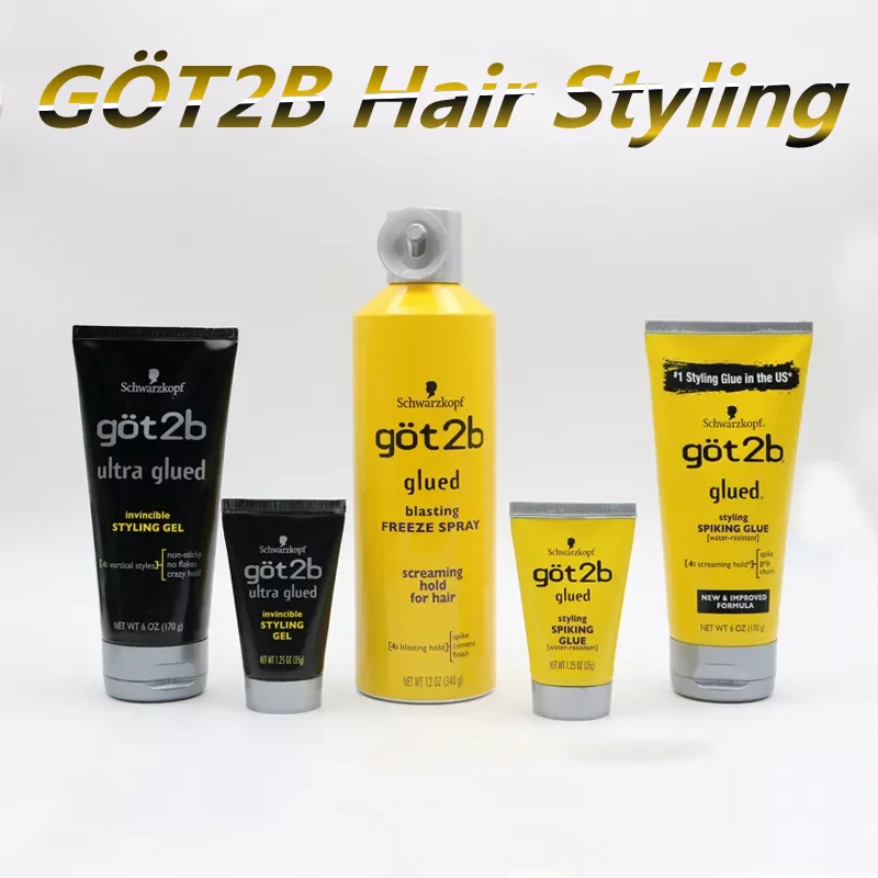 Got 2b Ultra Glued Invisible Styling Gel Water Resistant High Hold Got2b Spiking Glue Wig Lace Adhesive Long Lasting Wear Wigs