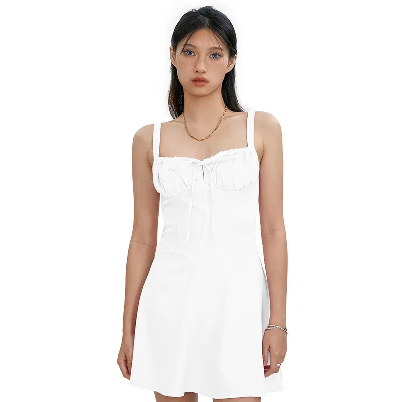 Женское сексуальное однотонное короткое платье WPNAKS вечерняя женская летняя