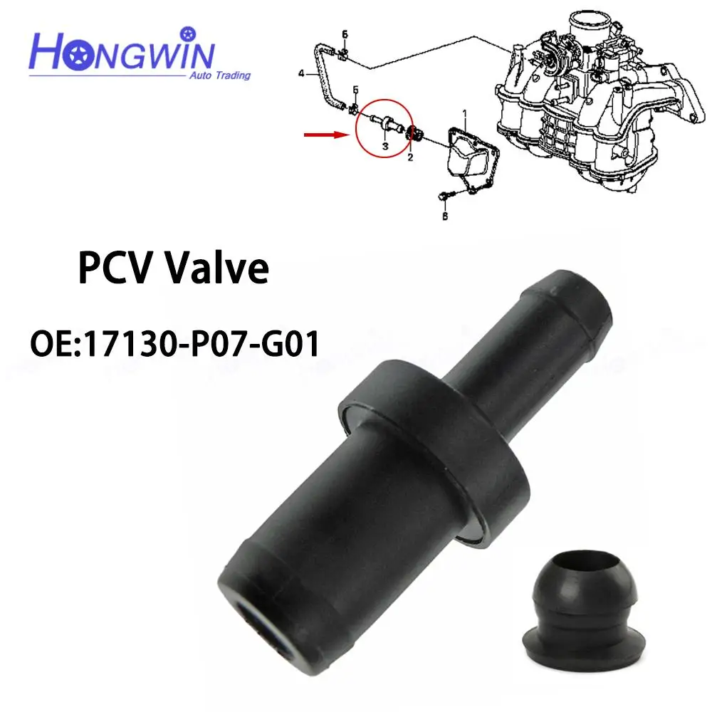 Фото Автомобильный клапан PCV 17130-P07-G01 11855-P72-000 №5
