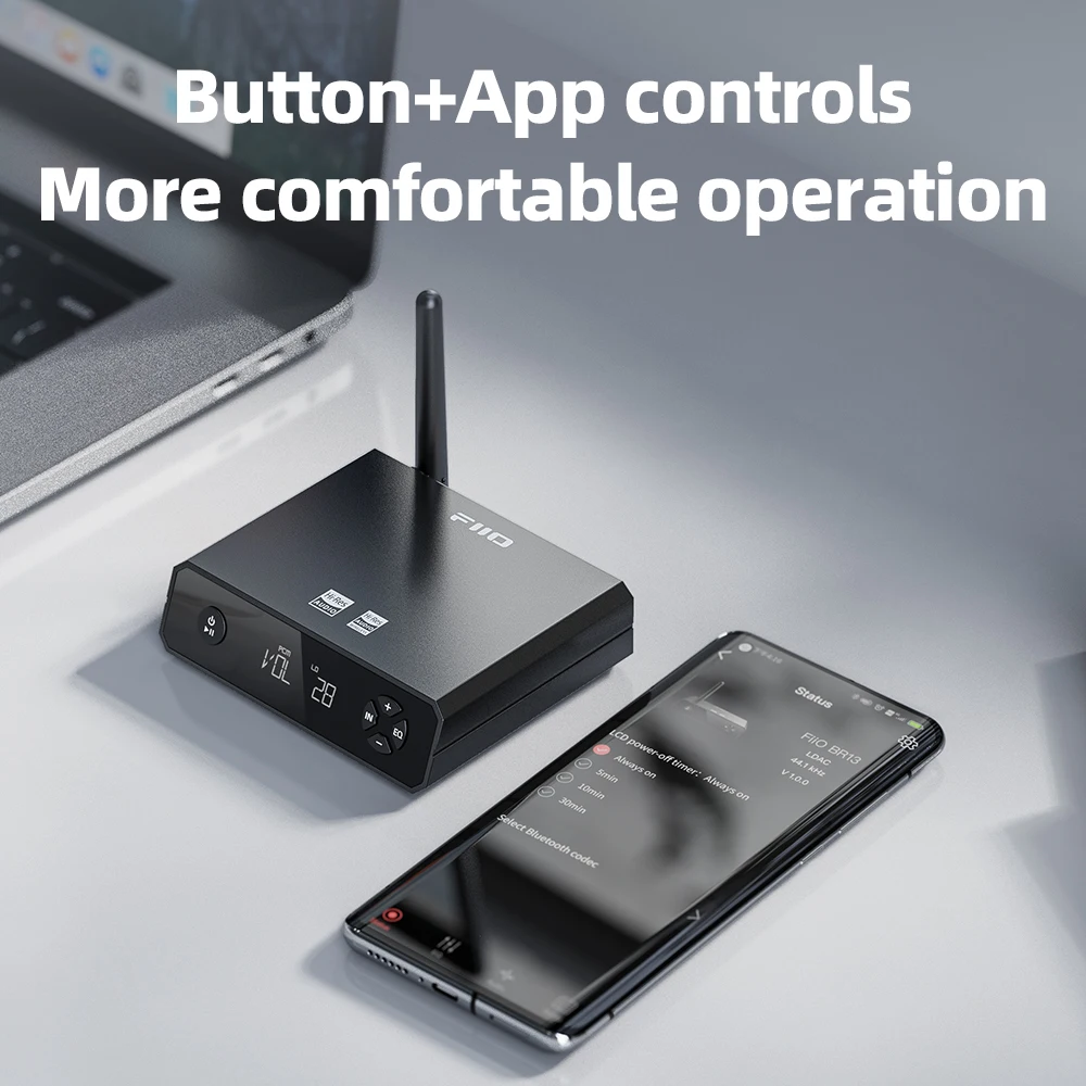 Стерео аудио приемник FiiO/JadeAudio BR13 Bluetooth 5 1 усилитель USB DAC поддержка LDAC/aptX низкая