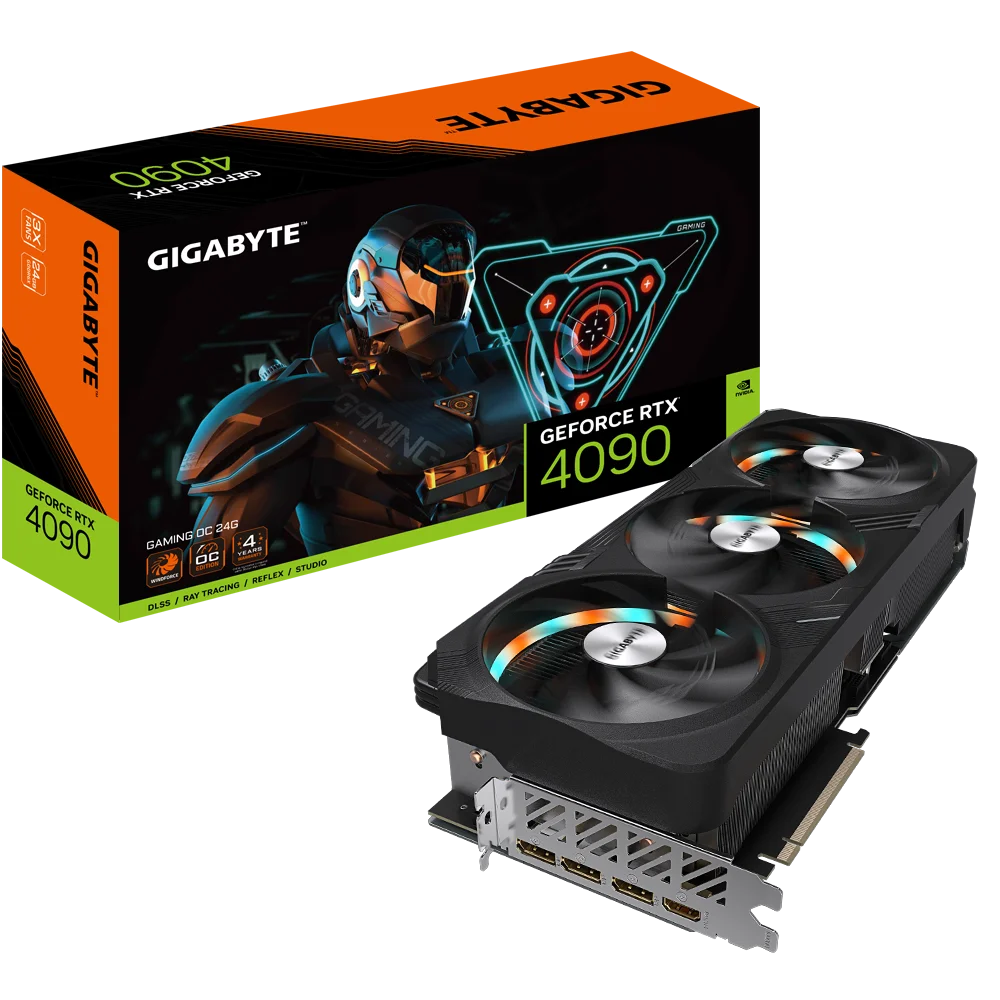 

Новая скидка, Видеокарта Gigabyte GeForce RTX 4090 GAMING OC