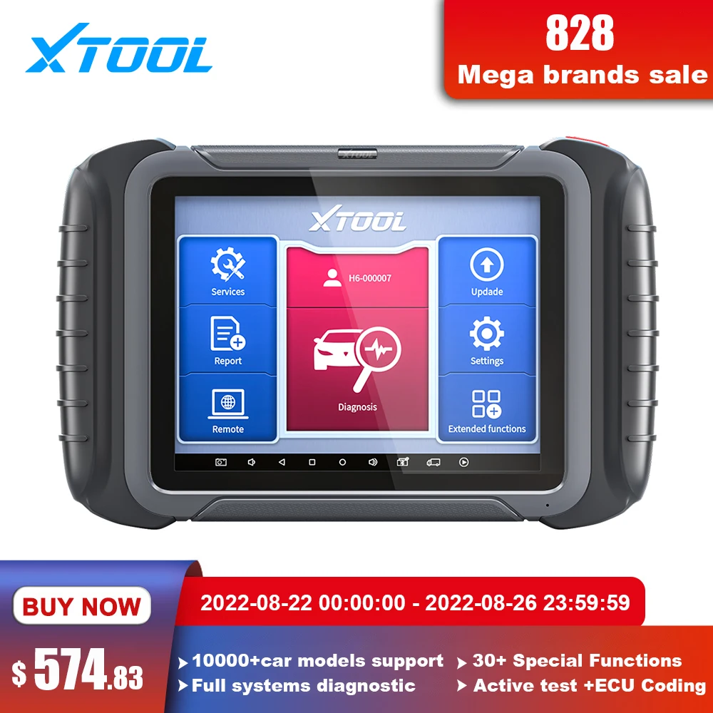 	XTOOL D8 Diagnostic Tool ECU C	