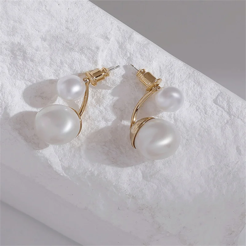 Новинка 2022, классические металлические серьги-кольца в виде груши для женщин, яркие повседневные серьги для девочек