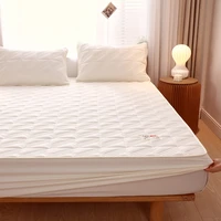 high quality soy fibre quilted mattress cover 90x190x30 cotton king queen customized quilting bed cover not including pillowcase