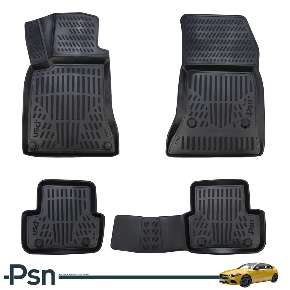 

3D Pool Car Mats for Mercedes A (W177) After 2019 Auto Interior Carpet Protector Accessories Rubber Luxury Floor Non Slip PSN