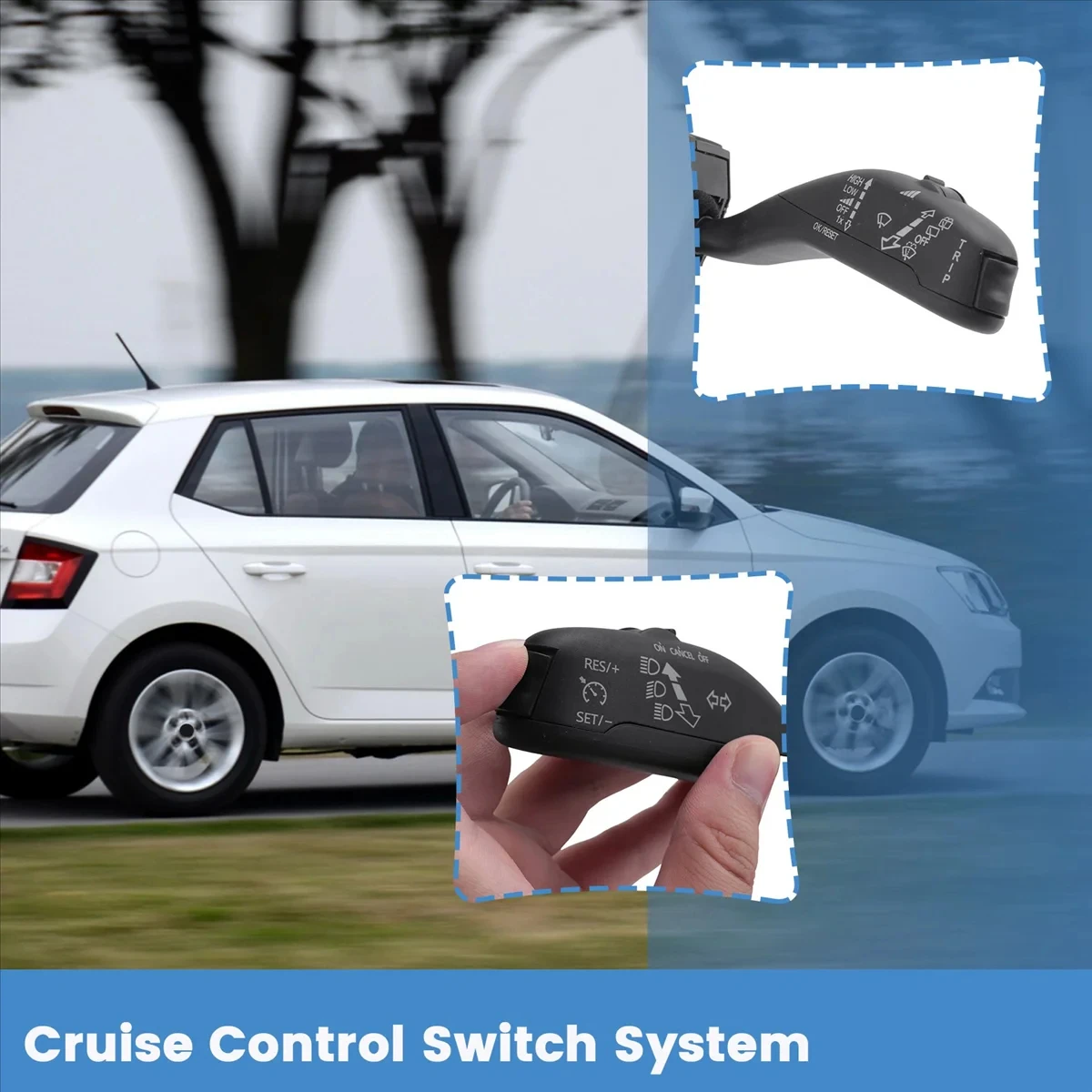 6RD 953503 J Автомобильная система круиз-контроля M для 2011 2012 2013 2014 2015 VW POLO Polo 6R Skoda Fabia