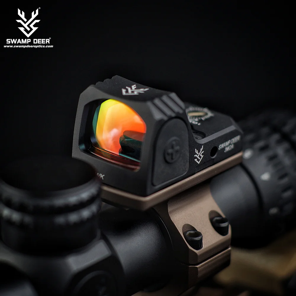 Маневренный оптический прицел SWAMP DEER TK1X24 Red Dot RMR с креплением Glock и Пикатинни для