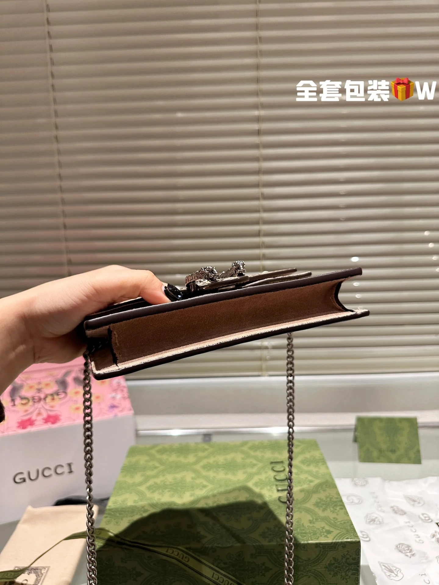 Сумки на плечо Gucci Женская новая сумка высокое качество через Кожаная мода