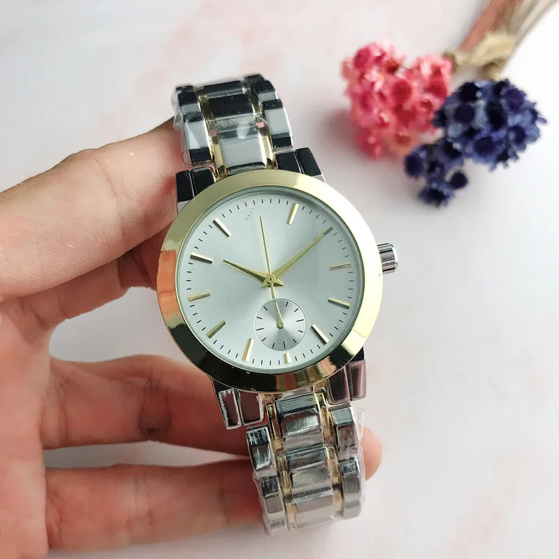 Роскошные часы AAA в стиле M @ K женские модные простом женском кварцевые с