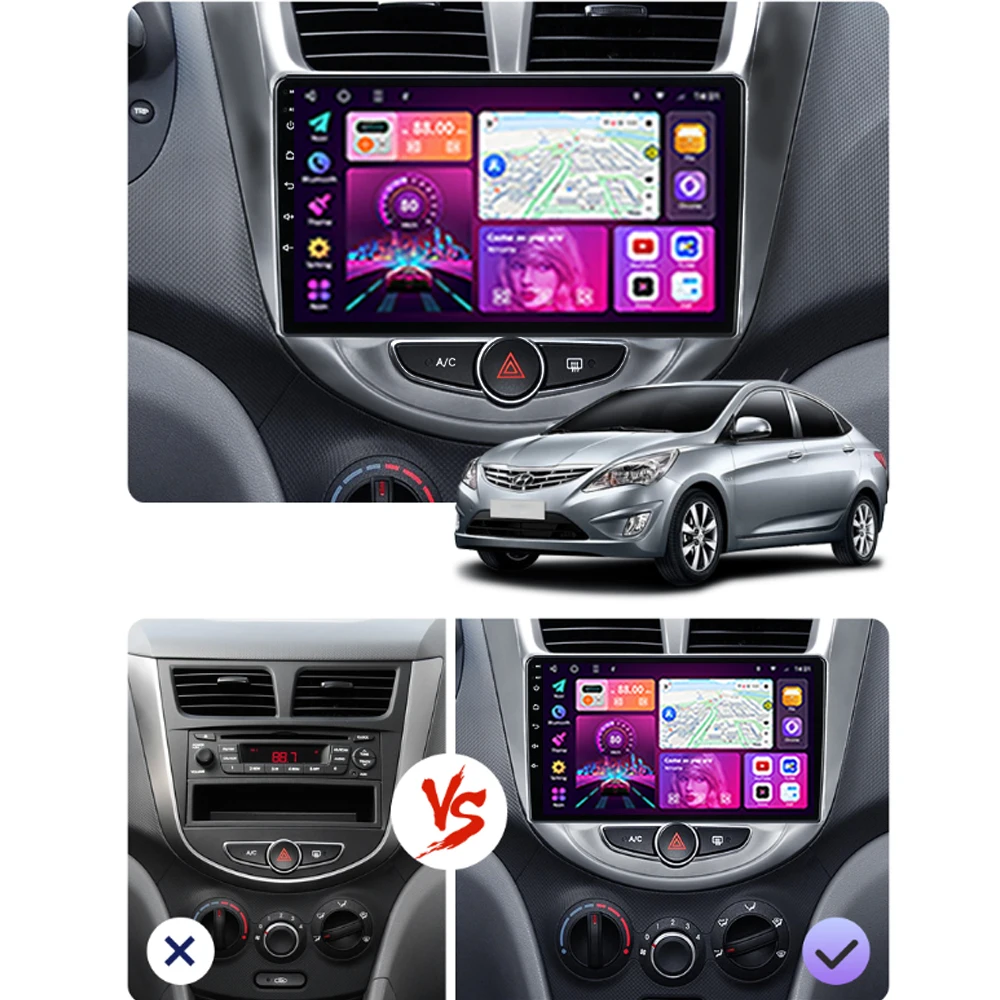 Автомагнитола NAVISTART для Hyundai мультимедийная стерео-система на Android 10 с GPS Wi-Fi 4G