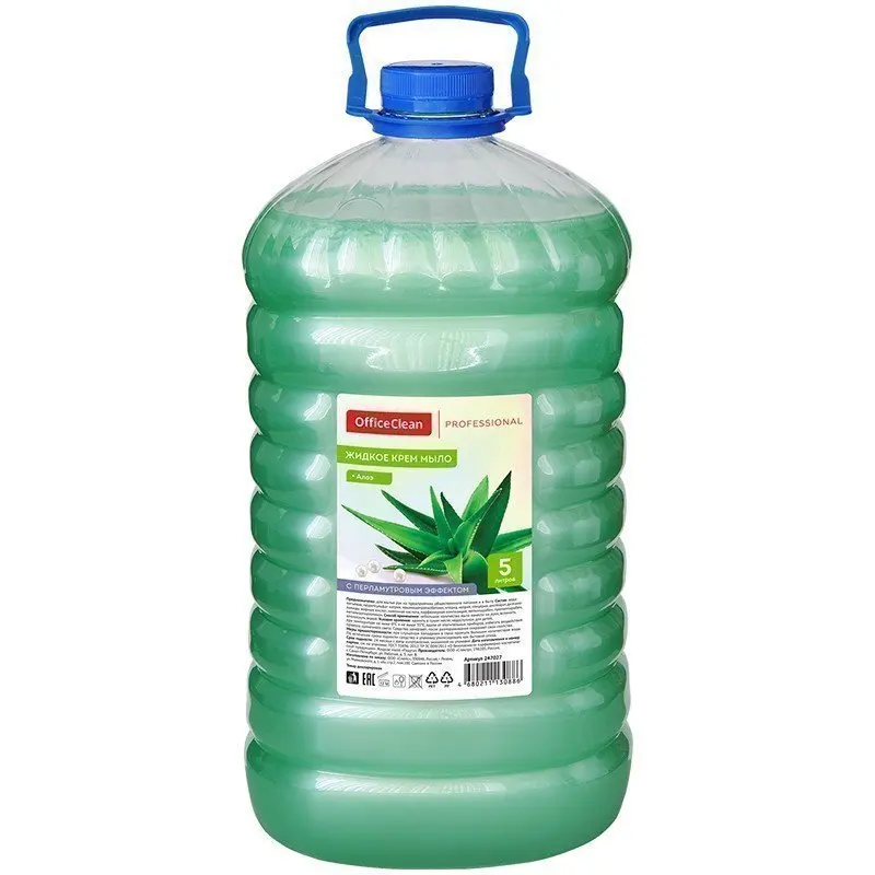 Soap-cream liquid officeclean professional &quotaloe" mother of pearl pet 5L |
