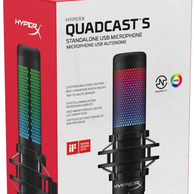 

100% Best Quality Buy 2 Get 1 Free QuadCast S USB Condenser Microphone Gaming Microphone