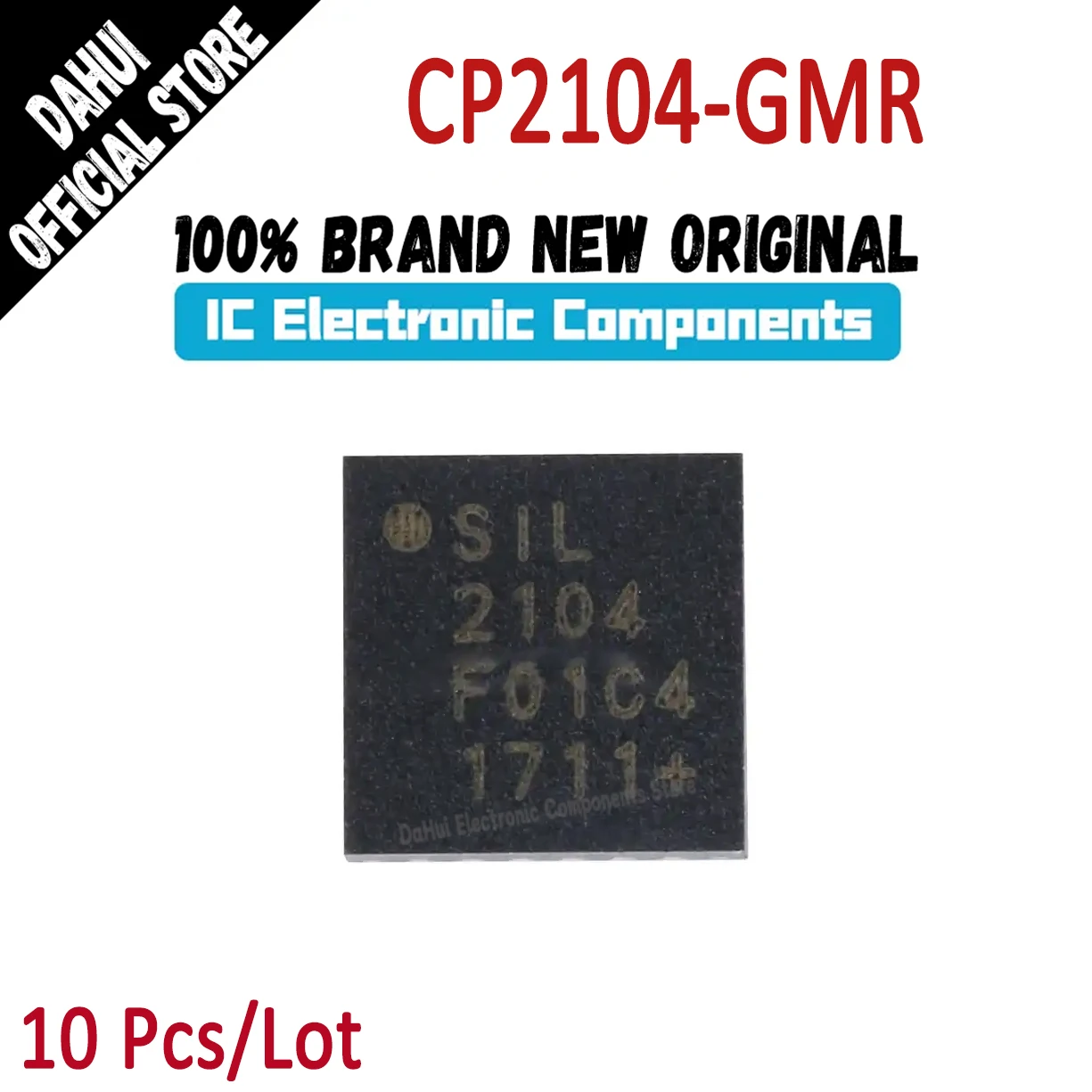 

10Pcs/Lot CP2104-GMR CP2104 CP 2104 IC CTRLR BRIDGE USB-UART Chip QFN-24 In Stock 100% Brand New Origin