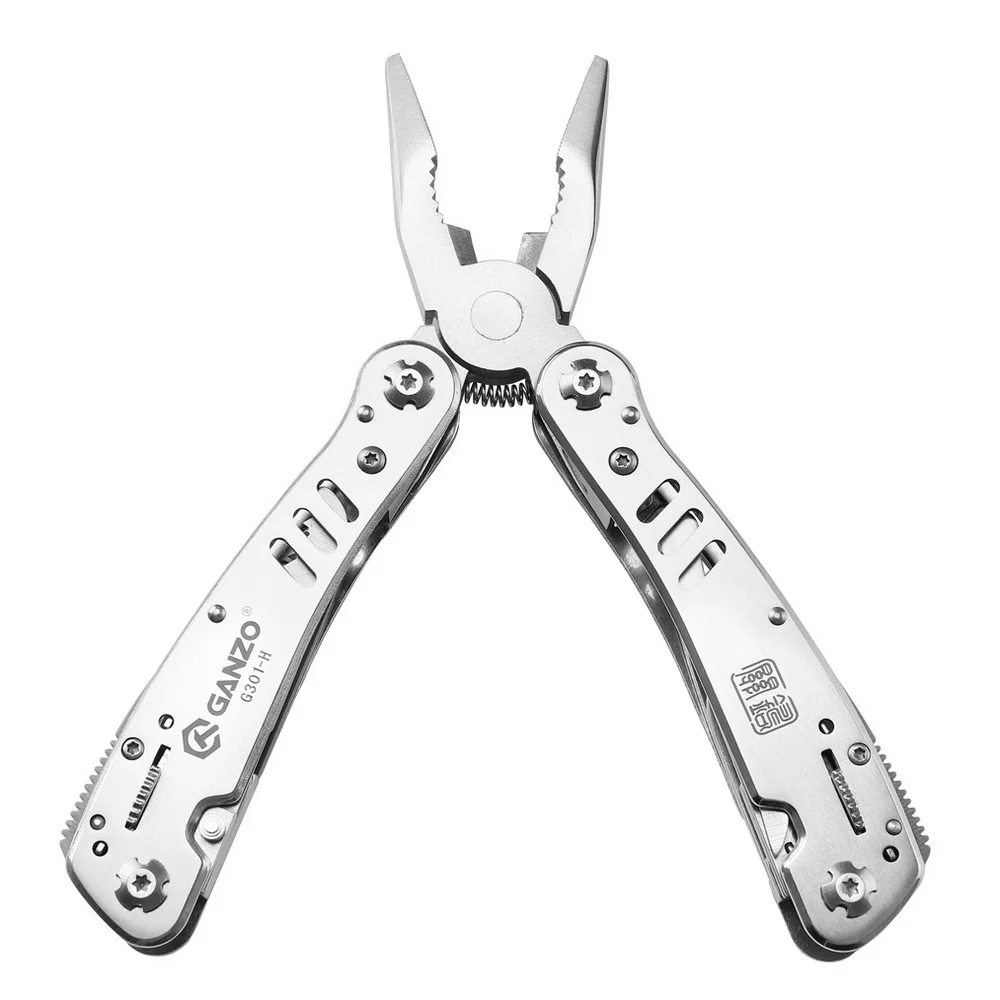Multitool Ganzo g301h (chrome plated) tool for hike pliers | Hand Tool Sets