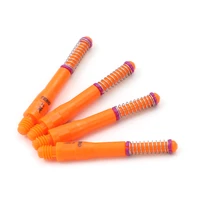 cuesoul 4 pcs ak7 dart shafts built in spring telescopic orange
