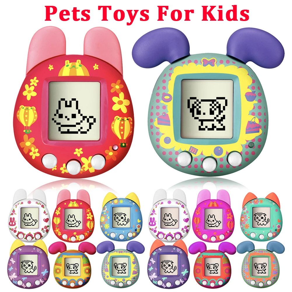 

Electric Pet Toys Handheld Game Console Cultivation Children Educational Toys Mini Pet Machine for Girls Boys for Children Kids