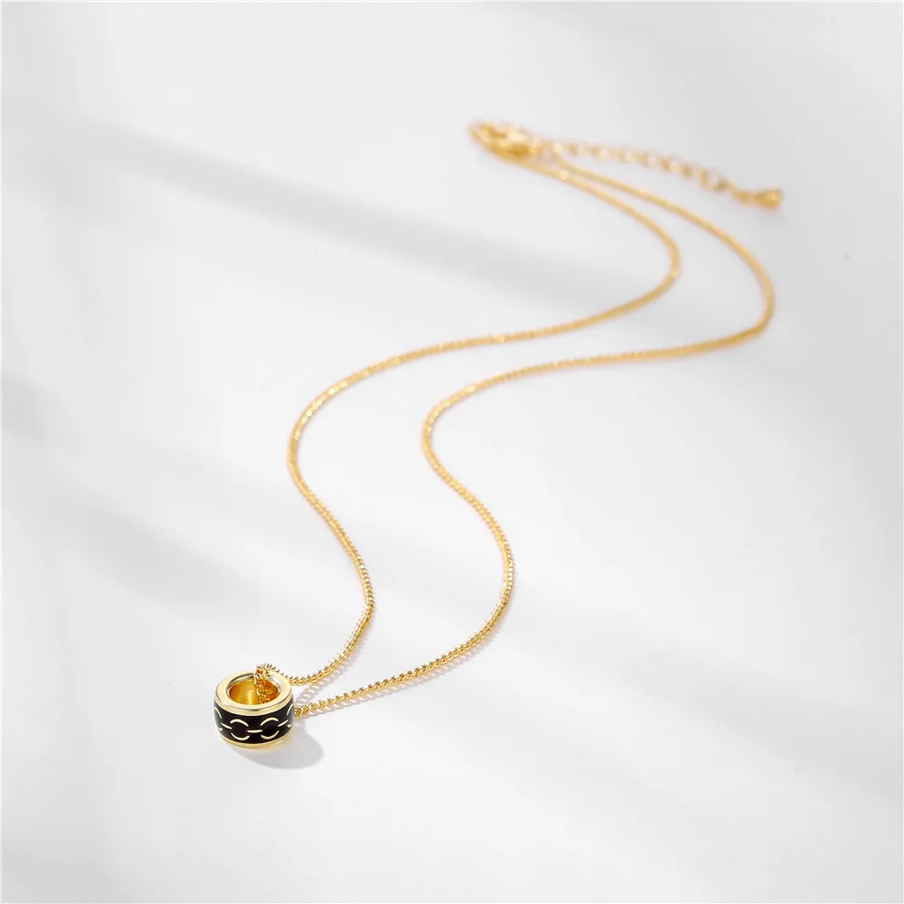 HUAMI 2022 летняя новая мода корейское Ретро круглое ожерелье индивидуальный тренд