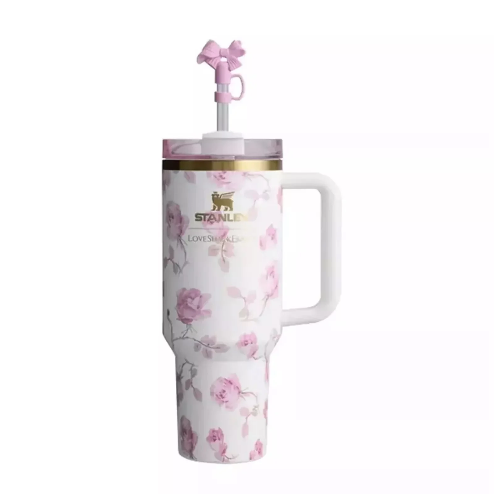 Стакан из нержавеющей стали LoveShackFancy Stanley на 40 унций синий