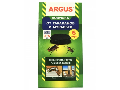 ARGUS ловушка от тараканов и муравьев 6шт AR-7576 (art.: 3920bec1d1995) - 3920bec1d1995