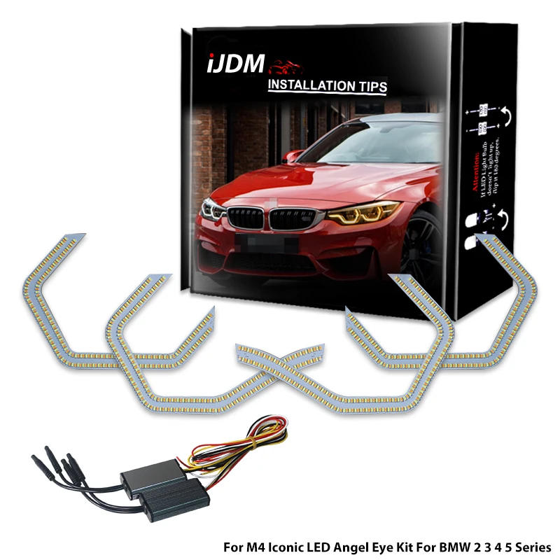 IJDM Concept M4 светодиодный комплект с ангельским глазом в знаковом стиле