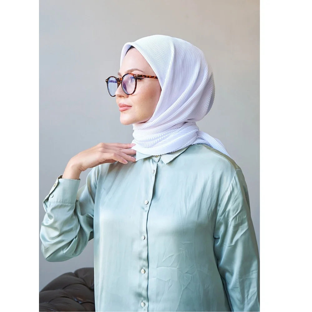 Piliseli Hijab Scarf Solid Color Modern Muslim Sets Muslim Women Clothing Abaya Islamic Modest Colorful Summer 2022 Burkini Bridal Veil