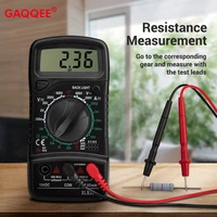 digital multimeter profesional tester acdc ammeter automatic multimeter transistor capacitance meter thermocouple lcd backlight