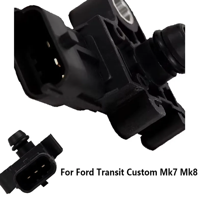 Фото Датчик давления наддува турбокомпрессора (MAP-сенсор) для Ford Transit Custom Mk7 Mk8 2.2 TDCI, система мониторинга двигателя автомобиля №1