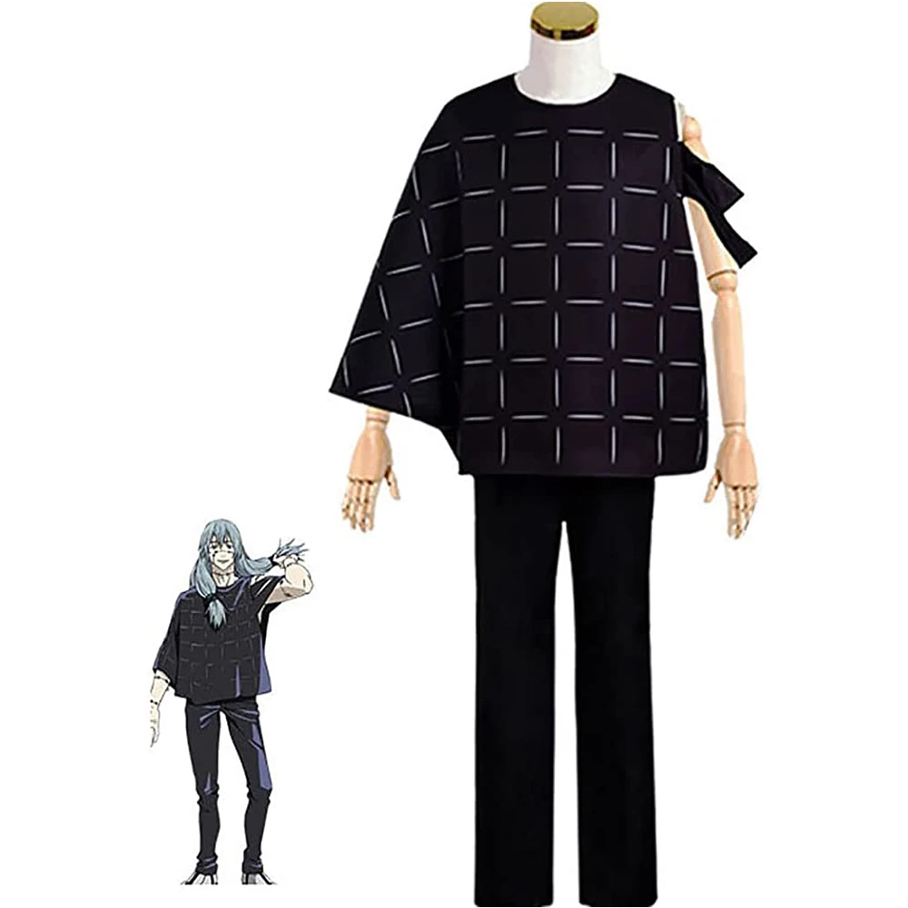 

Костюм для косплея аниме, топ и брюки для мужчин на Хэллоуин, юютсу касин махито