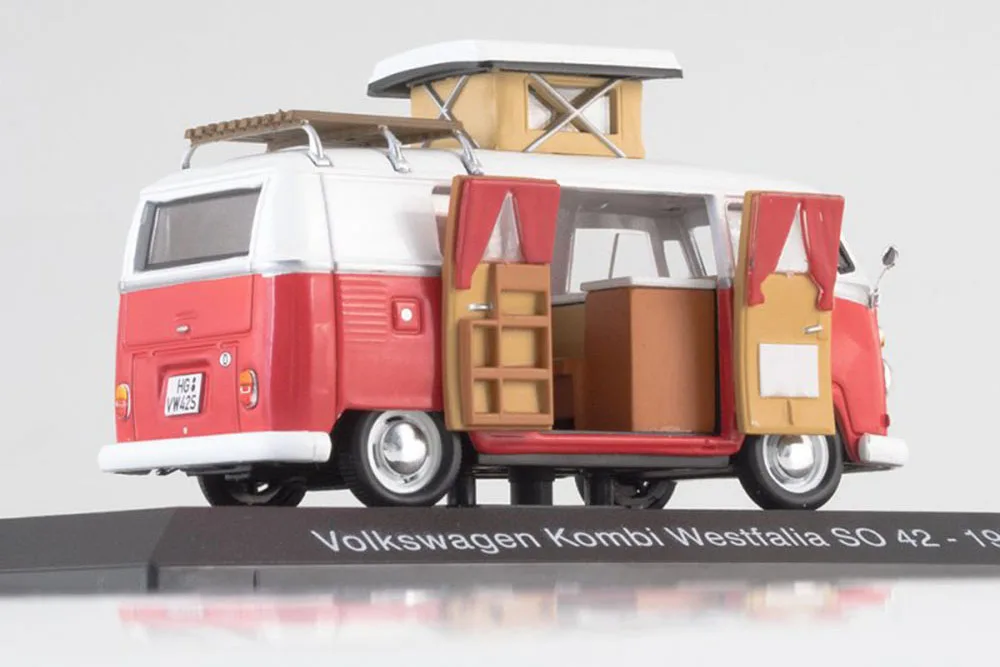 VW VOLKSWAGEN KOMBI WESTFALIA SO 42 1966 RED/WHITE