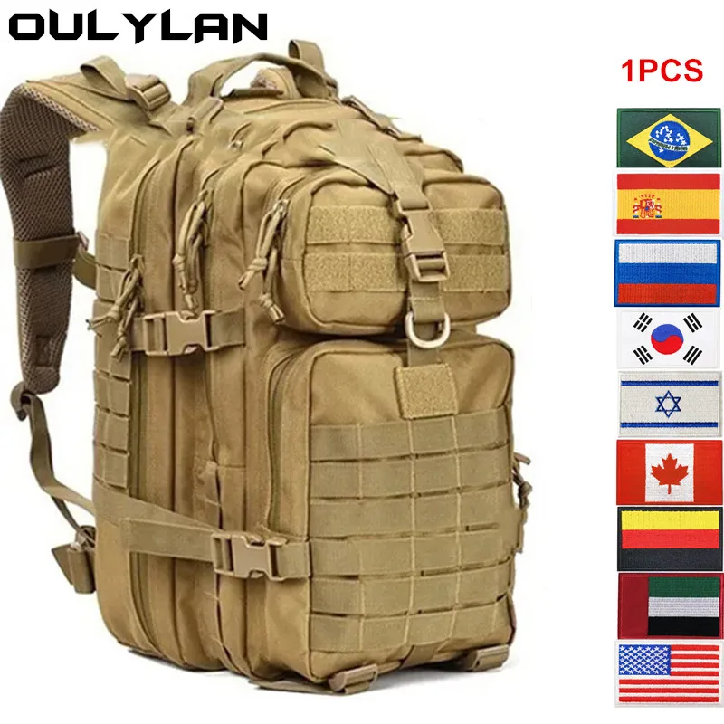 

Нейлоновый водонепроницаемый рюкзак Oulylan 30L/50L 900D, уличные военные тактические рюкзаки, Сумка для кемпинга, походов, рыбалки, охоты