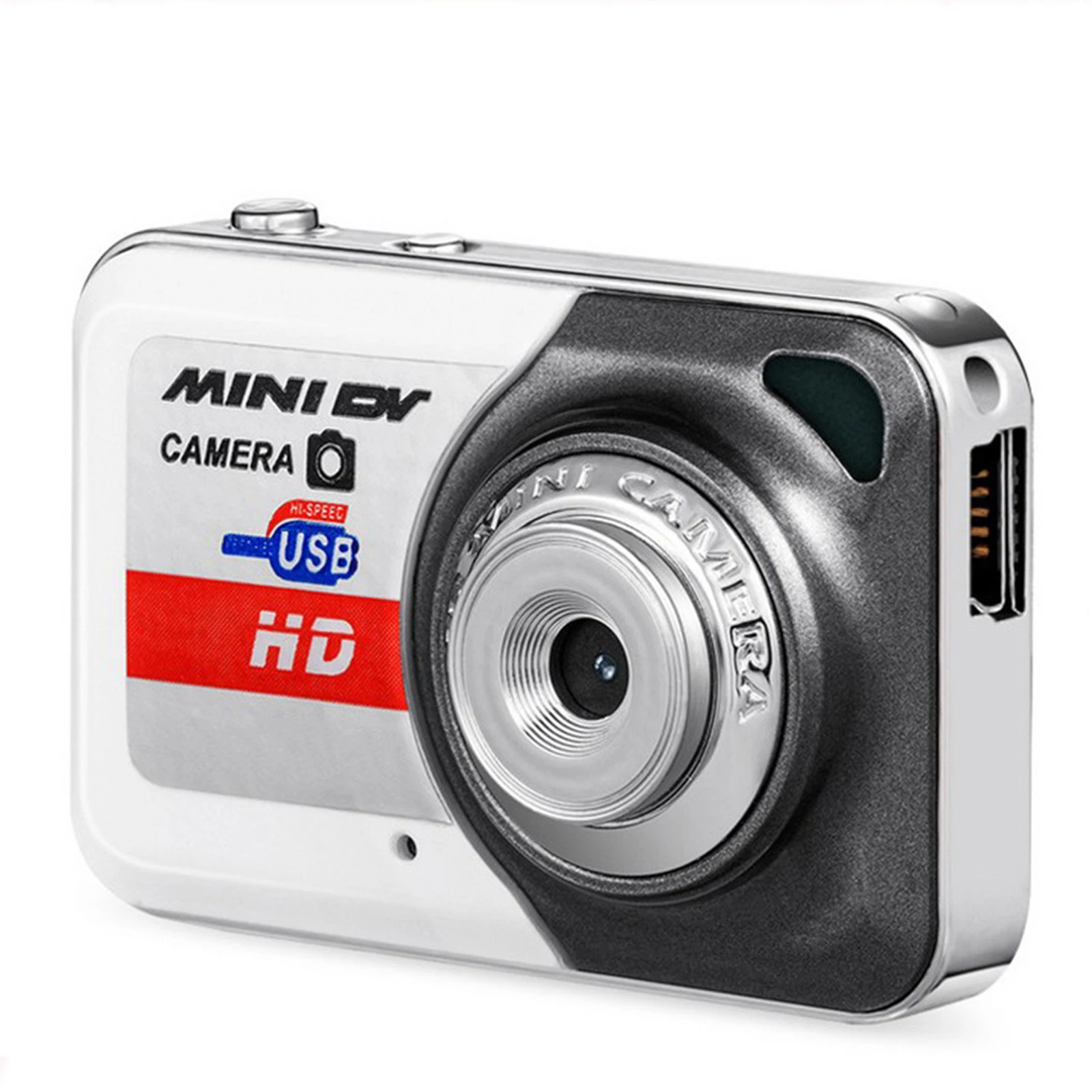 Ретро-камера с Wi-Fi разъемом для карт памяти - Серебристая Мини-экшн-камера HD без