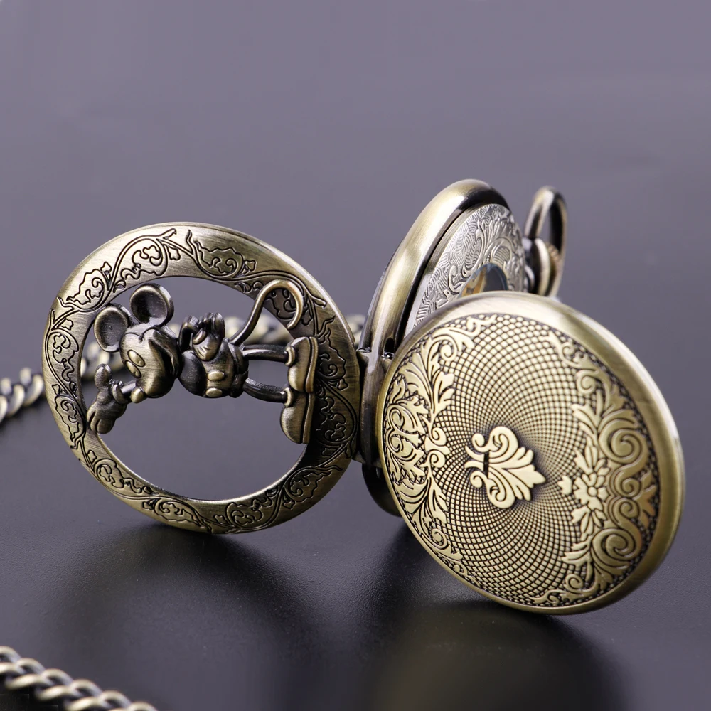 Hot Selling Classic Fashion Mechanical Pocket Watches For Men Women Famous Anime Movie Theme Necklace Pendant with Chain Gifts