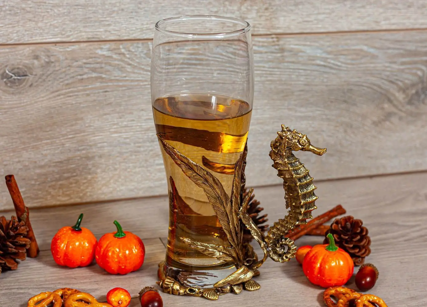 Бокал пивной Морской конек