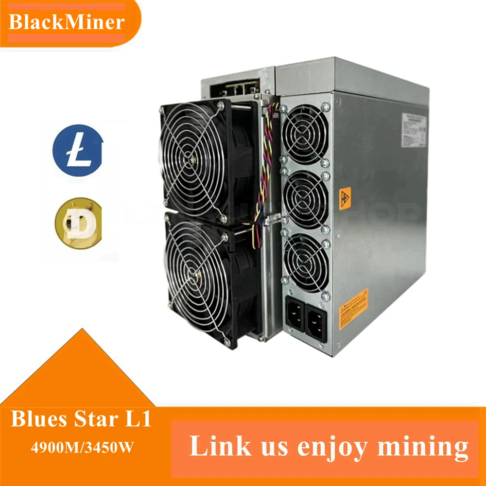 Blackminer L1 4900MH/S 3450W (DOGE/LTC) Much Cheaper than L7 Dogecoin Machine with Power Supply Included