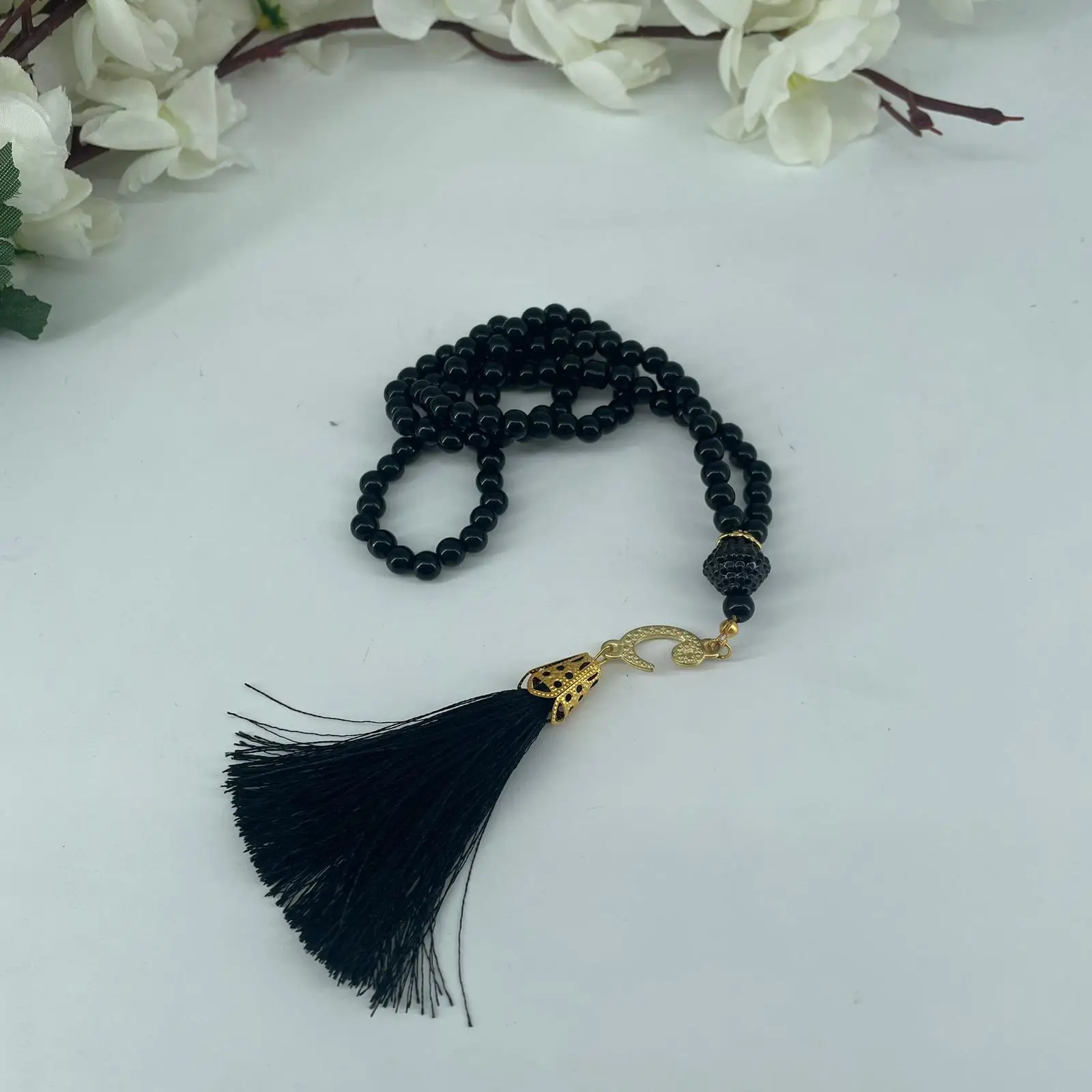 Tasbih Tasbeeh 99 бусин ИД Мубарак жемчуг молитва исламские аксессуары мусульманские