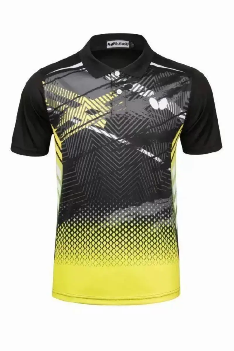 Men's Sports Short Sleeve T-shirt Table Tennis Women's Badminton Competition Tshirt Ultra Thin Breathable Quick-Drying Super Top