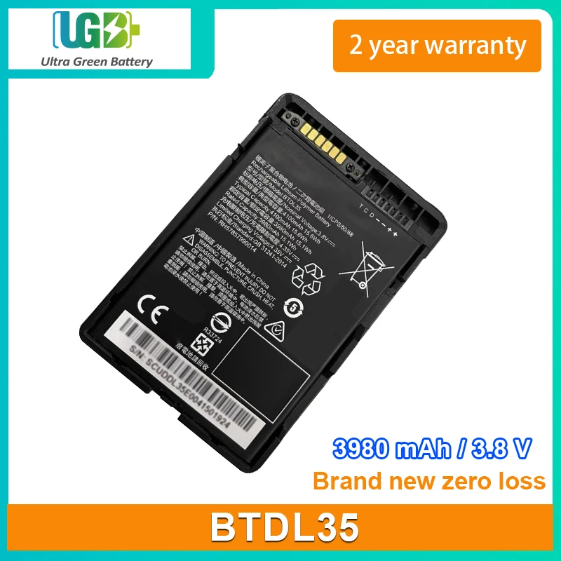 Новый аккумулятор UGB для Datalogic BTDL35 RH 57857990014 DM88 MEMOR10 Аккумулятор 3980 мАч 3 8 В 15 1 Втч