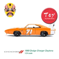 jada 124 scale car model toys 1969 dodge charger daytona diecast metal car model toy for childrengiftcollection