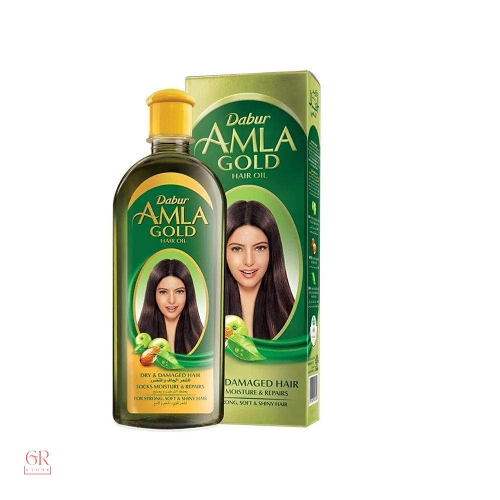Масло для роста волос Dabur Amla Gold и миндаль масло ухода за волосами быстрое