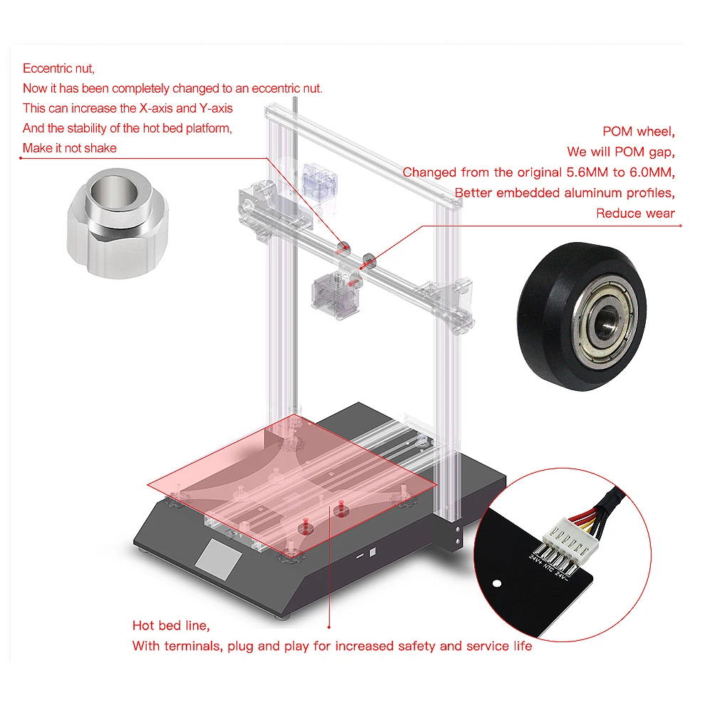 3D-принтер Twotrees BLU-3 V2 I3 принтер с двойным драйвером 235x235 мм | Компьютеры и офис