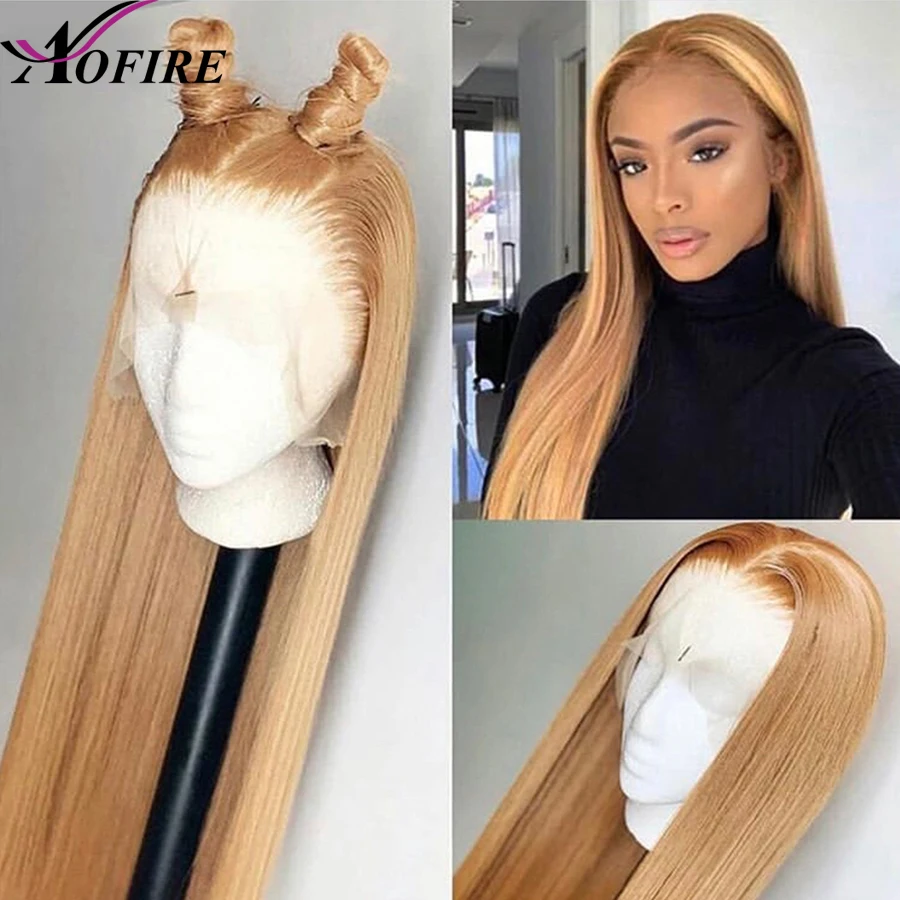 

#27 Colored Human Hair Wigs For Women Straight Lace Front Wigs Blonde Wigs Blonde Lace Front Human Hair Wigs For Black Women
