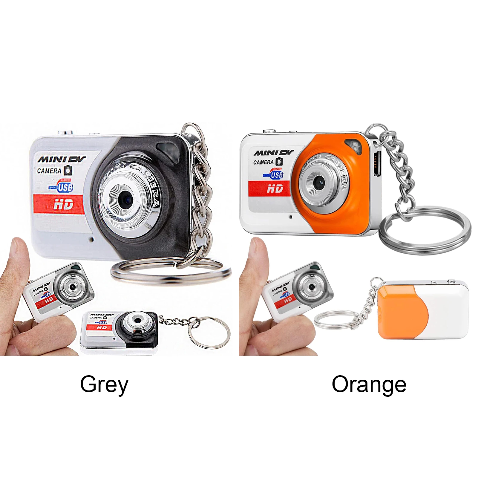 Ретро-камера с Wi-Fi разъемом для карт памяти - Серебристая Мини-экшн-камера HD без