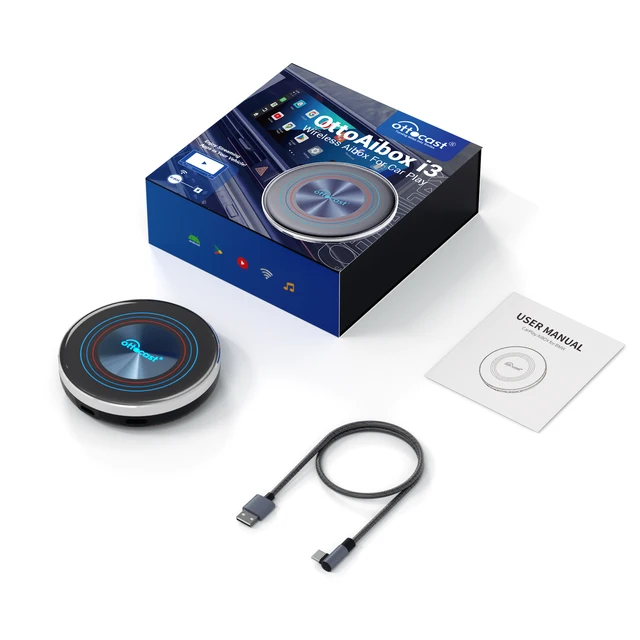 OTTOCAST OttoAiBox i3 Android 13 AI Box для беспроводного CarPlay