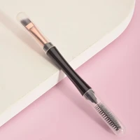 tpok 3pcs makeup brushes synthetic hair eyebrow eyeliner natural goat hair eyeshadow blending