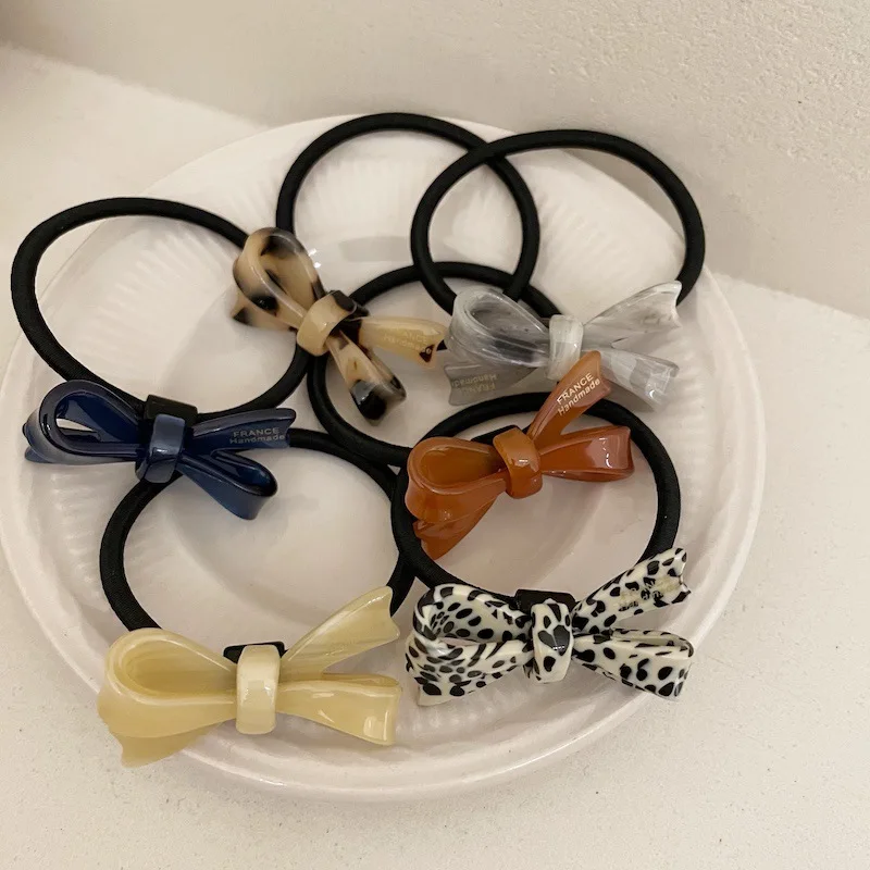 

Лидер продаж, резинка для волос INS, резинка для волос, резинка с бантом, простые держатели для конского хвоста, Эластичные аксессуары для волос, декор для женщин и девочек