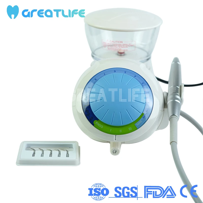 

Portable New Design Teeth Whitening Vet Automatic Air Water Supply Dental Ultrasonic Scaler with Pedal